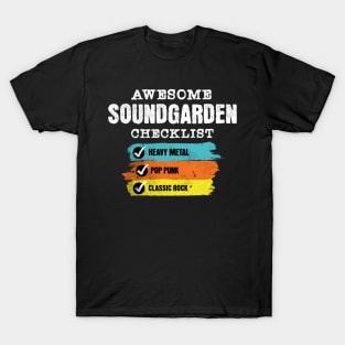 Awesome Sound checklist T-Shirt